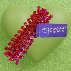 NWT Vintage Princess Vera Wang Orange & Pink Stretch Bracelet